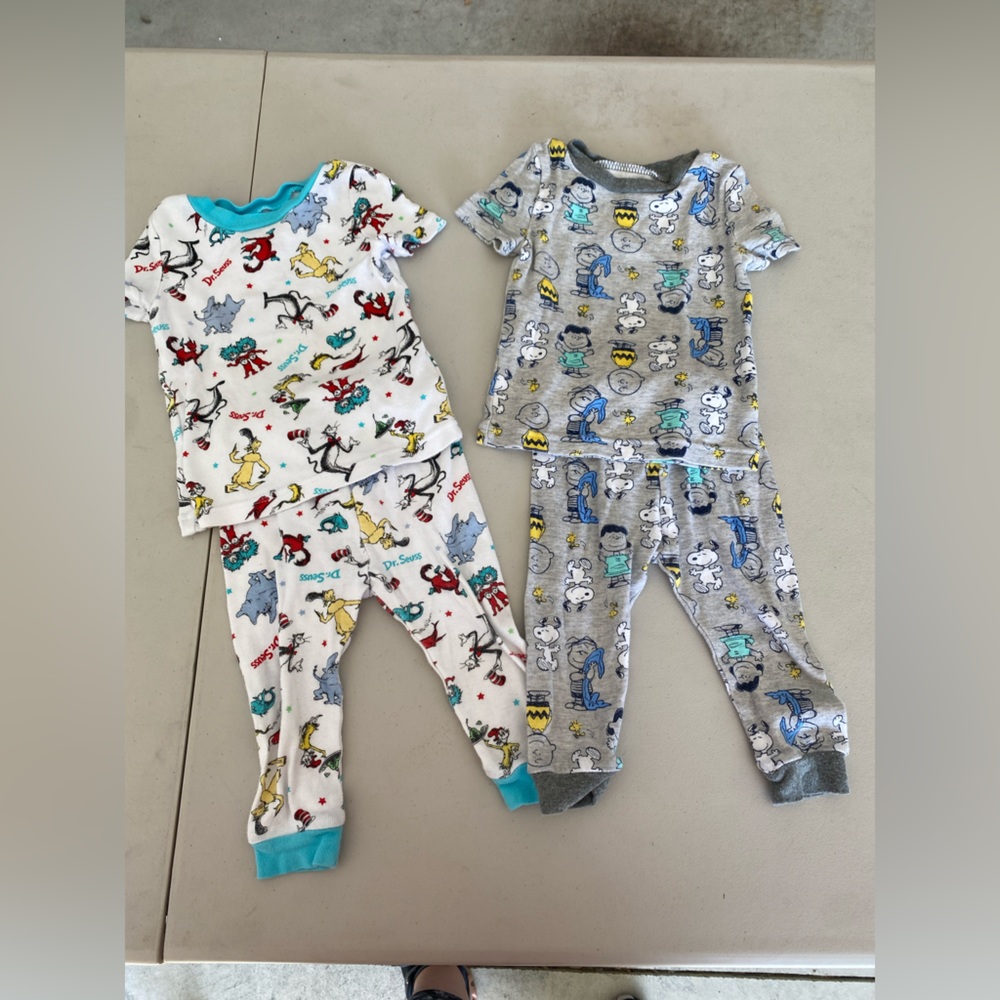 Dr. Seuss and Peanuts Pajamas